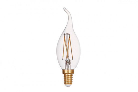 LED Filament Candle C35 Tip Flame E14