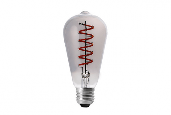 Edison LED Bulb Dimmable ST64 Smoky - amoluce