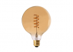 LED Spiral Filament Bulb G125