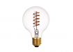 LED Spiral Filament Bulb G125