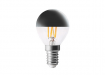 Crown Silver LED Bulbs Filament G45 E14 Dimmable - Amoluce