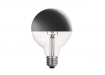 Crown Silver LED Bulbs Filament G95 E27 Dimmable - Amoluce