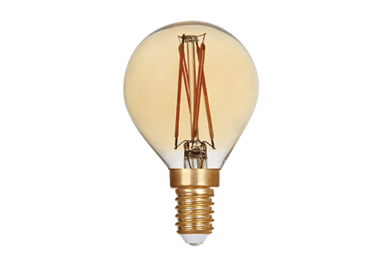 LED Filament Bulb E14 Mini Golf P45