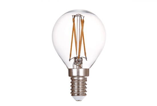 LED Filament Bulb E14 Mini Golf P45