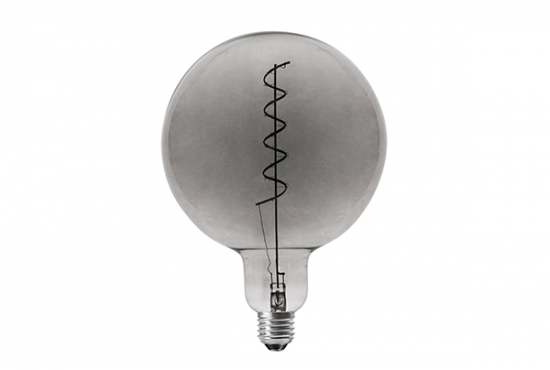 LED Spiral Filament G200 E27 Dimmable Smoky - amoluce