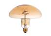 LED Spiral Filament Mushroom E27 Dimmable Amber - amoluce